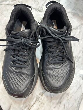 Hoka One W Bondi SR Women's Black Lace-Up Sneakers